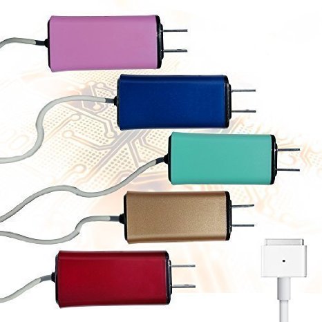 Apple MacBook 60 Watt and 45W Magsafe 2 MADE AFTER MID 2012 Replacement Power Adapter for 13 Inch MacBook MacBook Pro and 11 and 13 Inch MacBook Air  Smallest Lightest Smartest Most Colorful Charger Made PINK