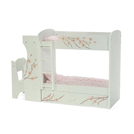 Fits American Girl Doll Bunk Bed & Desk Combo - 18" Inch Dolls Furniture