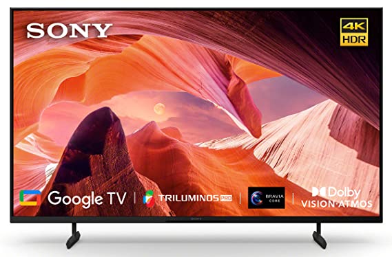 Sony Bravia 108 cm (43 inches) 4K Ultra HD Smart LED Google TV KD-43X80L (Black)