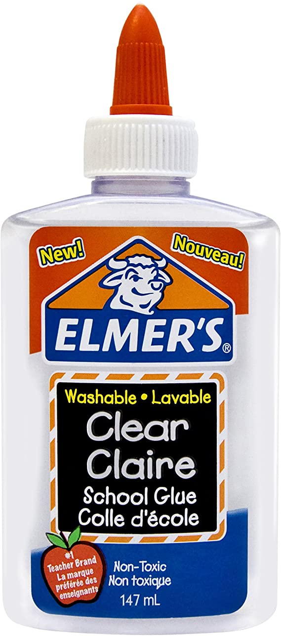 Elmer's Washable Clear School Glue, 147ml, 5-Ounce Bottle (60305Q)