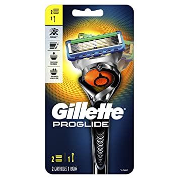 Gillette Fusion5 ProGlide Men's Razor with 2 Razor Blade Refills, Mens Fusion Razors / Blades