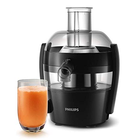 Philips HR1832/01 Viva Collection Compact Juicer, 1.5 Litre, 500 Watt - Black