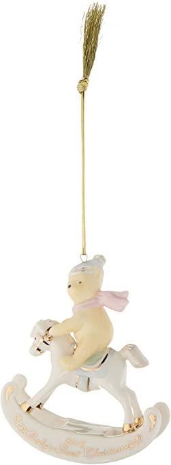 Lenox 2018 Winnie The Pooh Baby's 1st Christmas Ornament