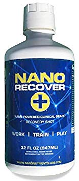 Nano Recover Hangover Cure, Prevention & Recovery Shot w/Dihydromyricetin (DHM), Milk Thistle, Electrolytes, Vitamins & Minerals. Liver Detox Supplement w/Nano Tech for Fast Alcohol Recovery -16 Serv