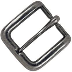 Tandy Leather Antique Nickel 1-1/4" Wave Buckle 1640-21
