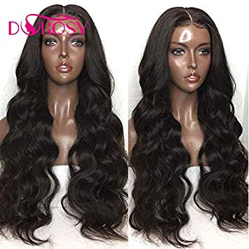 Dorosy Hair 360 Lace Frontal Wigs Free Part Body Wave Human Hair Brazilian Remy Hair Wigs Wet Wavy Lace Wigs Pre Plucked With Baby Hair(16inch with 180% density)