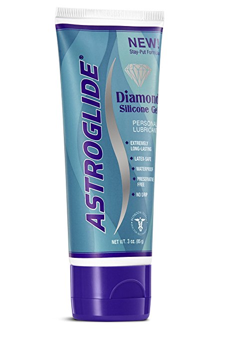 Astroglide Diamond Silicone Gel Premium Silicone Gel Personal Lubricant : Size 3 Oz. (Pack of 2)