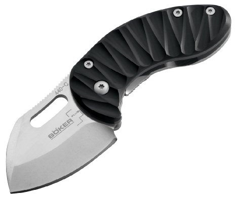 Boker Plus 01BO600 Nano Folding Knife with 1-7/8 in. Straight Edge Blade, Black