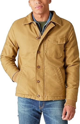 Lucky Brand Sherpa Lined Deck Jacket