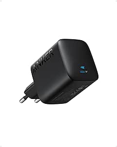 Caricabatterie da parete USB-C 67 W, caric. Anker 315, caric. rapido compatto PIQ 3.0, per MacBook Pro/Air, iPhone 14/14 Plus/14 Pro/14 Pro Max, iPad, Galaxy, Pixel, AirPods e altro