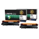 2-Pack LINKYO Compatible Replacement for Brother TN450 TN420 High Yield Toner Cartridge Black
