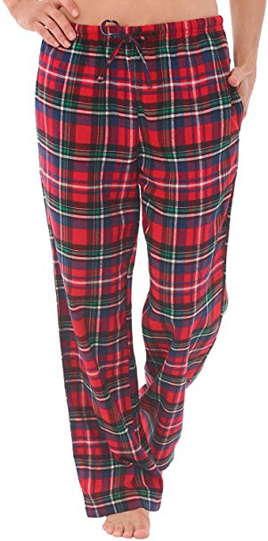 Alexander Del Rossa Women's Flannel Pajama Pants, Long Winter Christmas Cotton Pj Bottoms