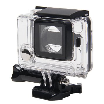niceEshopTM Clear View Skeleton Open Side Protective Housing Case With Lens for Gopro 3 and Gopro 4