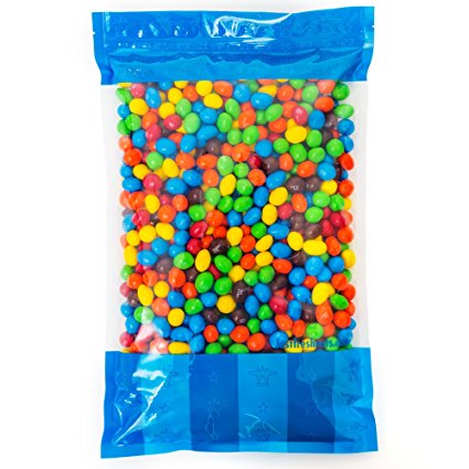 Bulk M&M's Peanut in a Resealable Bomber Bag - Guaranteed 5 lbs - Fresh, Tasty Treats – Great for Office Candy Bowls - Wholesale - Cooking - Baking - Vending - Holidays - Parties