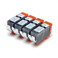 5x C-525BK Black (Large one) Compatible Ink Cartridges for Canon PIXMA iP4850 iP4950 iX6550 MG5150 MG5250 MG5350 MG6150 MG6250 MG8150 MG8250 MX715 MX885 MX895 Inkjet Printers. Fully chipped and will show Ink levels