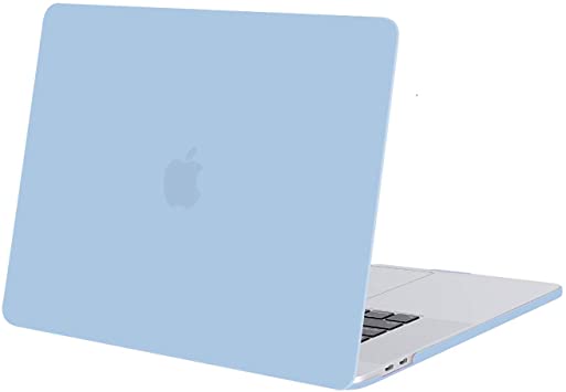 MOSISO MacBook Pro 16 inch Case 2020 2019 Release A2141, Ultra Slim Protective Plastic Hard Shell Case Cover Compatible with MacBook Pro 16 inch with Touch Bar, Airy Blue