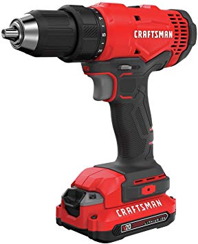 CRAFTSMAN V20 Cordless Drill/Driver Kit (CMCD701C2)