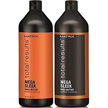 Matrix Total Results Sleek Shampoo & Conditioner Liter Duo 33.8 oz