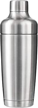 Jillmo Cocktail Shaker, Double Walled Martini Shaker, 20oz