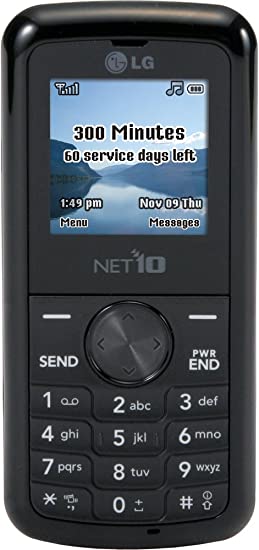 LG 300G Prepaid Phone (Net10) with 300 Minutes Included