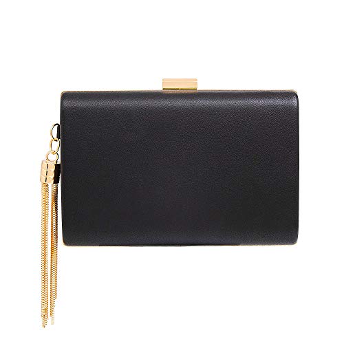 Leather Evening Clutches Handbag Bridal Purse Party Bags for Prom Cocktail Wedding Women/Girls