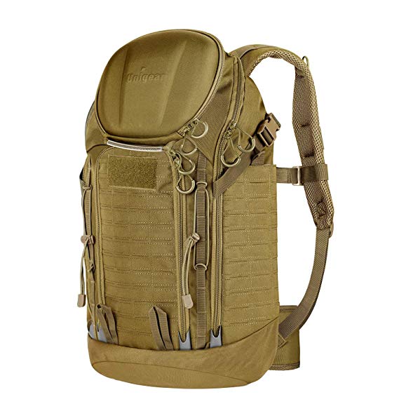 Unigear Tactical Backpacks 900D with MOLLE System, 40L Military Assault Backpacks for 3 Days Hiking, Hunting, Camping