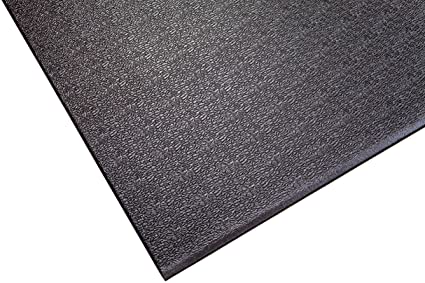 Heavy Duty Equipment Mat 20GS Made in U.S.A. for Indoor Cycles Exercise Upright Bikes and Steppers (2 Feet x 3 Feet 10 in) (24-Inch x 46-Inch) (60.96 cm x 116.84 cm), Black (New Version)