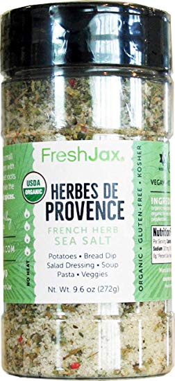 FreshJax Gourmet Spices and Seasonings (Organic Herbes de Provence Sea Salt)