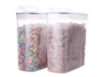 Biokips Cereal Container Airtight Watertight Cereal Keeper 169 Cup 1355oz 2