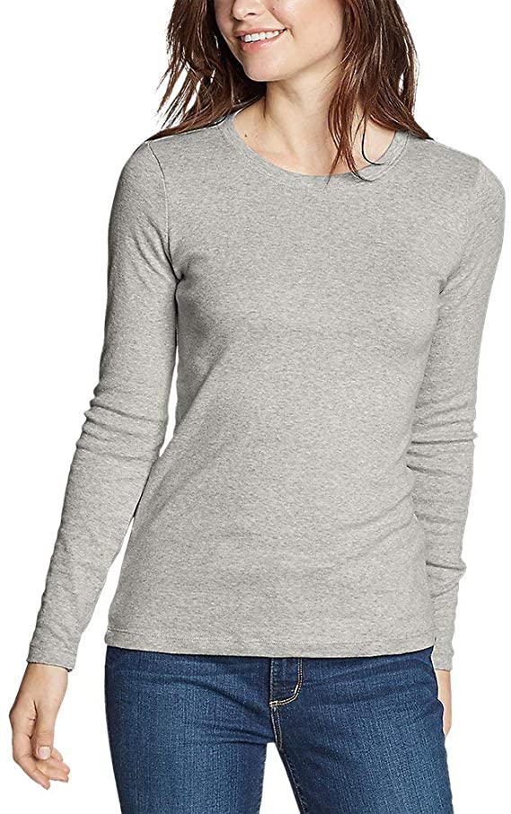 Eddie Bauer Women's Favorite Long-Sleeve Crewneck T-Shirt