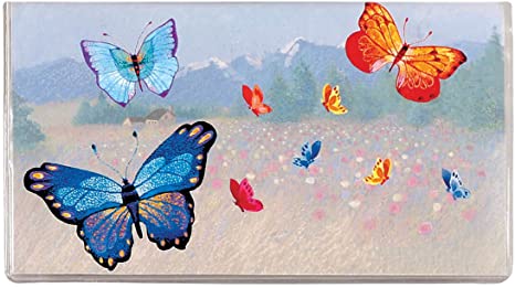 Personalized Butterflies 2 Year Planner, 2023-2024 - Pocket Sized Calendar Ideal for Purses, Briefcases, or Backpacks – 6 ¾ inches x 3 5/8 inches