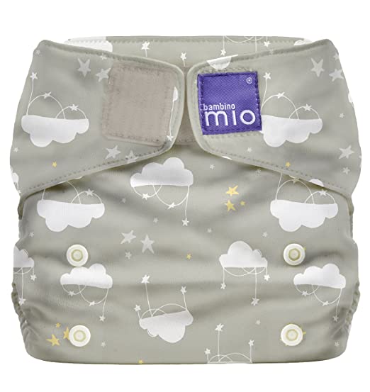 Bambino Mio, miosolo classic all-in-one cloth diaper, cloud nine