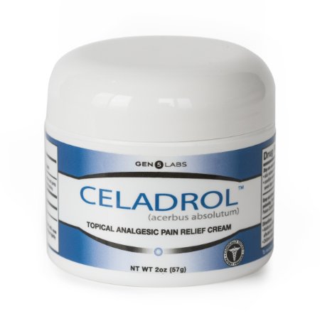 Celadrol - Pain Relief Cream - Treatment for Joint and Muscle Pain - Clinically-tested to treat pain symptoms of the Knee Back Foot Neck Shoulder Hip Wrist Tendon Arthritis and Sciatica