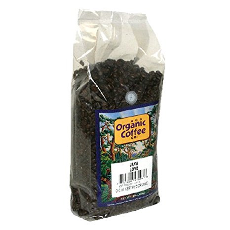 The Organic Coffee Co., Java Love- Whole Bean, 2-Pound (32 oz.), USDA Organic