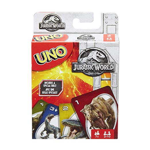 Mattel Jurassic World Uno Card Game