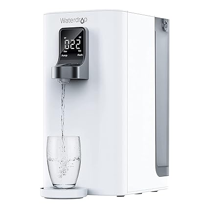 Waterdrop Reverse Osmosis System Countertop, 4-Stage Countertop RO Water Filter System, Countertop Water Filtration System, 3:1 Pure to Drain, BPA Free, No Installation Required, WD-K19-S