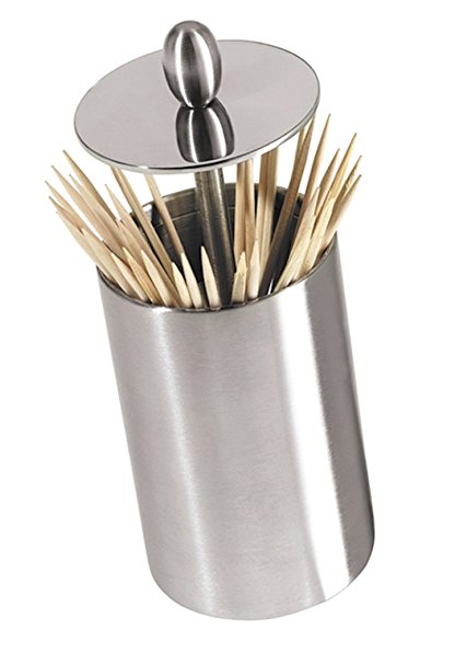 Oggi Retractable Toothpick Holder with Rubber Base