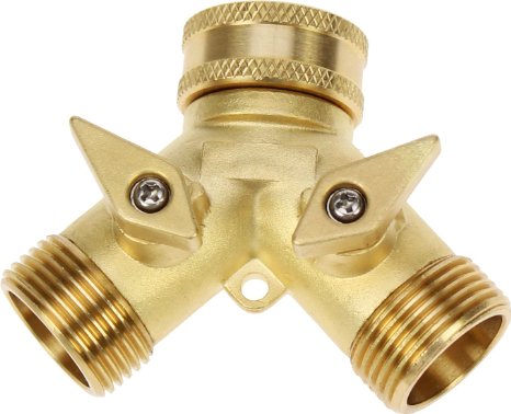 Darlac Two Way Brass Tap Manifold - Turn one tap into two