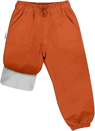 JAN & JUL Waterproof Fleece Lined Snow and Rain Pants for Toddlers and Kids