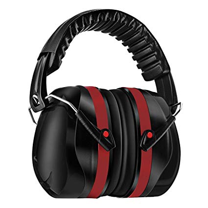 Homitt Sound Ear Muffs Hearing Protection, Noise Reduction Safety Earmuffs, Ear Defenders SNR 34dB with Noise Cancelling Technology for Shooting, Hunting, Working or Construction, with A Carry Bag