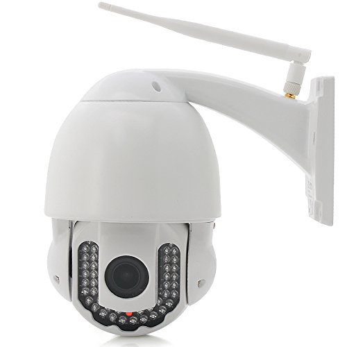 Plug and Play PTZ Speed Dome Outdoor IP Camera "Arch Dome" - 720p, 5x Optical Zoom, 40m Night Vision