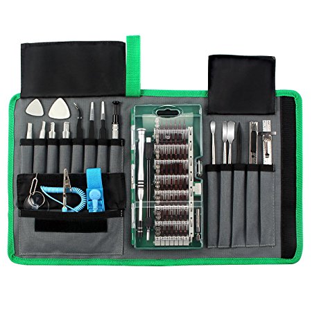 Blingco 78 in 1 Precision Screwdriver Set, Magnetic Driver Kit, Electronic Repair Tool Kit for iPad, iPhone, Laptops, PC, Smartphones, Watches, Glasses, Tablets and Other Devices with Portable Box