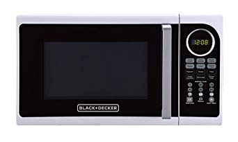 Black Decker EM925ACP-P1 0.9 Cu. Ft. Digital Microwave, White