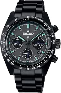 SEIKO Prospex Speedtimer Chronograph Black Dial Men's Watch SSC917