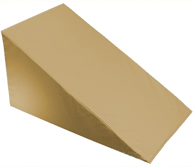 24” X 24” X 10” - Bed Wedge Cover – Wedge Pillow Replacement Cover with Zipper - 100% Cotton Replacement Pillowcase for Bed Wedges - Universal Fit for Wedges Up to 27” Wide - 24” X 24” X 10” - Khaki