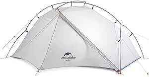 Naturehike VIK Tente Ultralégère 4 Saisons Tentes de Randonnée avec Empreinte de Pas 15D Tente Portable la Plus Légère pour la Randonnée en Camping