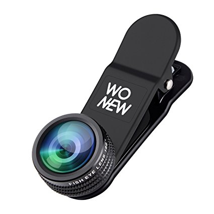 Zoeson 6 in 1 Phone Kit with 0.63X for iPhone/iPad/Android & Most Smartphone, Wide Angle   15X Macro Lens   CPL Lens   2X Telephoto Lens   Kaleidoscope Lens   198°Fisheye Lens (Black)