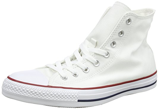 Converse Unisex Chuck All Star Hi optic white, US Size mens 7, womens 9