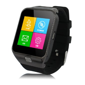 Unlocked Quad-band S29 Smart Watch Phone Support Camera TF Card Micro SD Card SIM Card Bluetooth Wrist Smartwatch Smart Mobile Phone (Black)