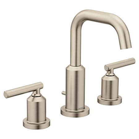 Moen T6142BN Gibson Widespread Bathroom Faucet Trim Kit Brushed Nickel